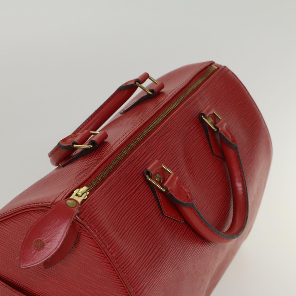 LOUIS VUITTON Epi Speedy 30 Hand Bag Red M43007 LV Auth ep1092