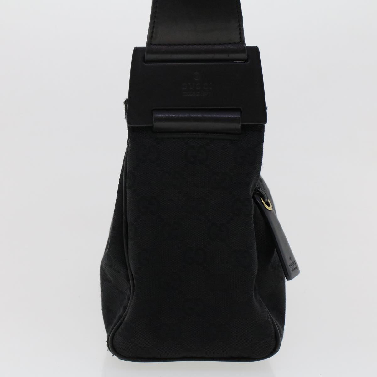 GUCCI GG Canvas Shoulder Bag Black 92699 Auth ep1098