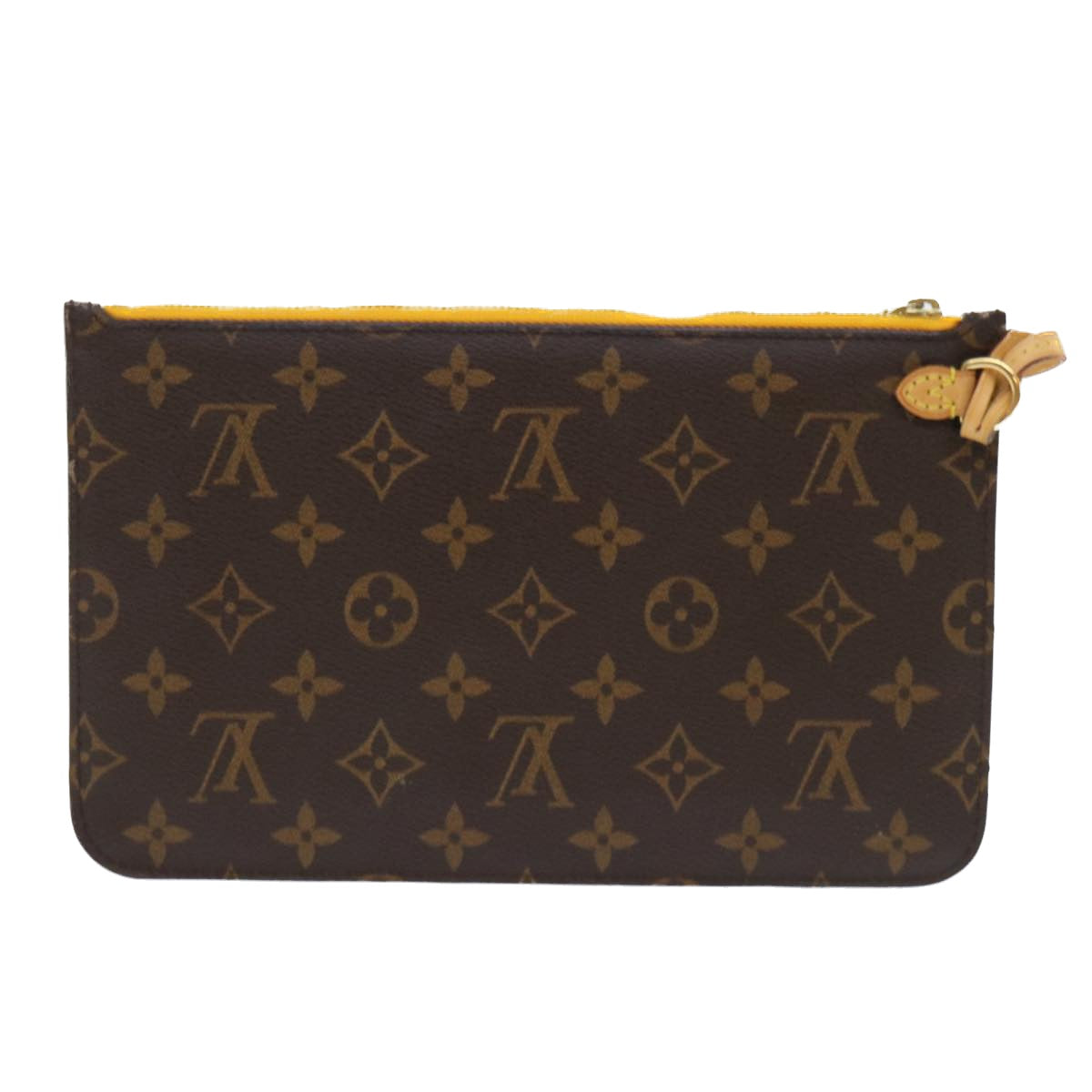 LOUIS VUITTON Monogram Neverfull MM Pouch Accessory Pouch Mimosa LV Auth ep1100 - 0