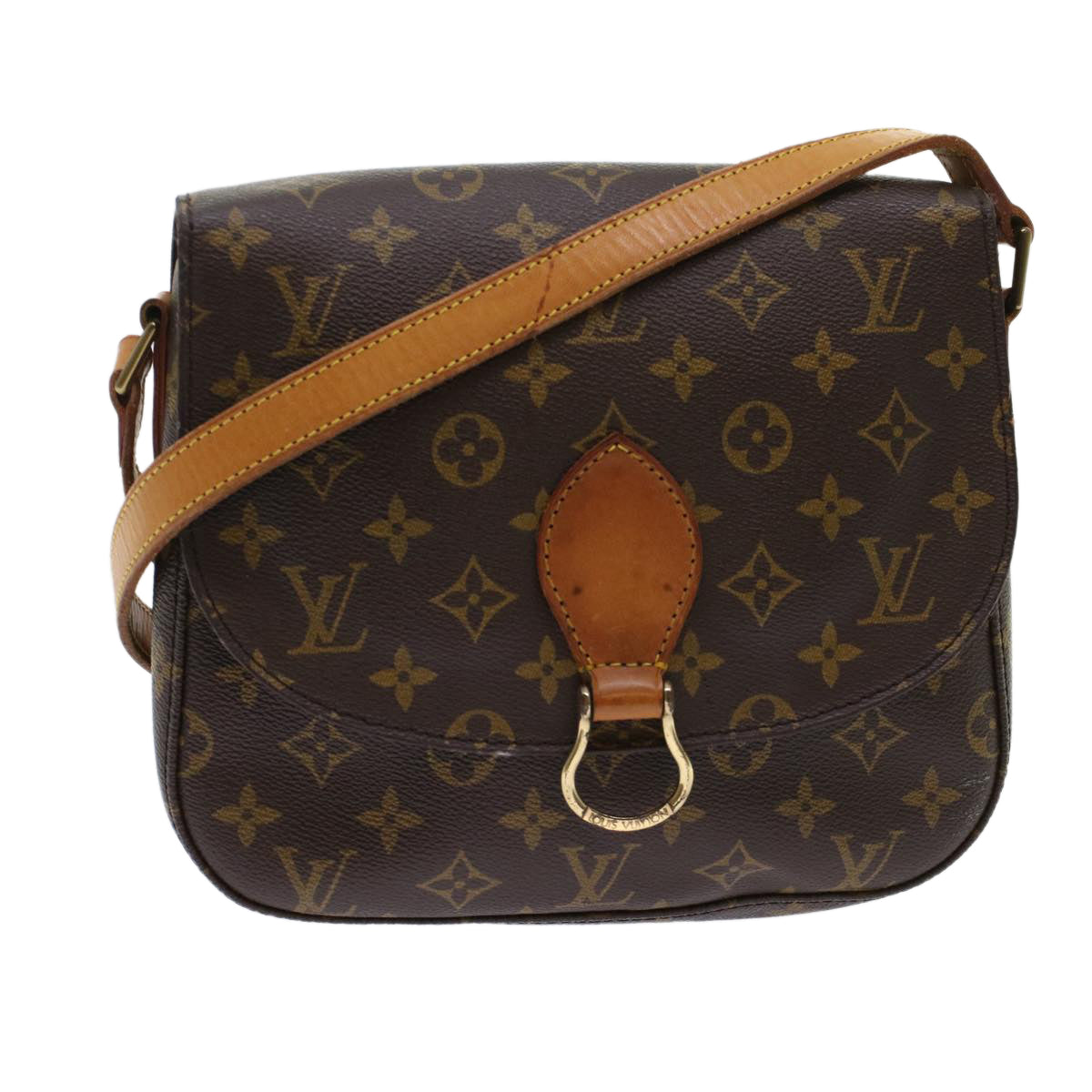 LOUIS VUITTON Monogram Saint Cloud GM Shoulder Bag M51242 LV Auth ep1156