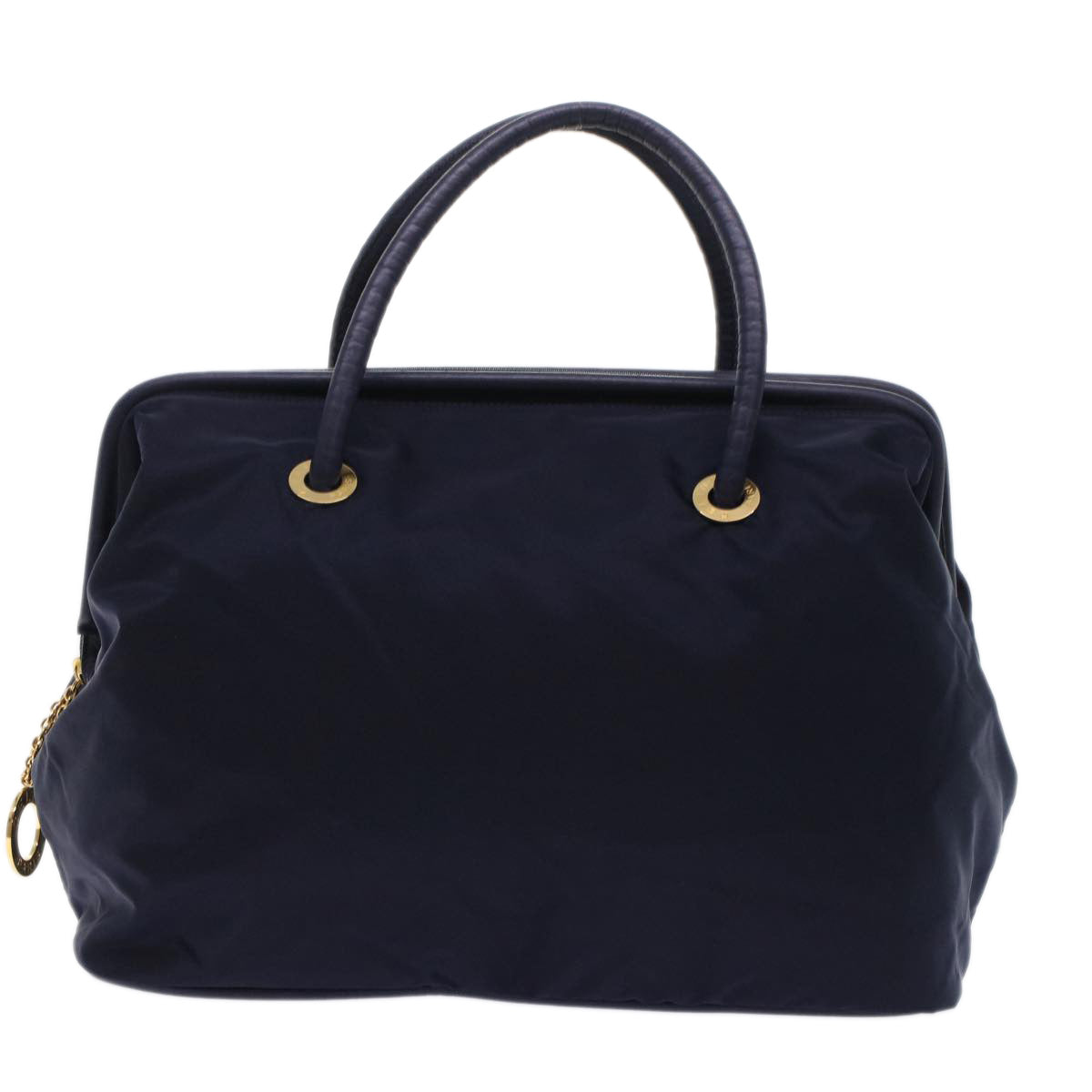 CELINE Hand Bag Nylon Navy Auth ep1160 - 0