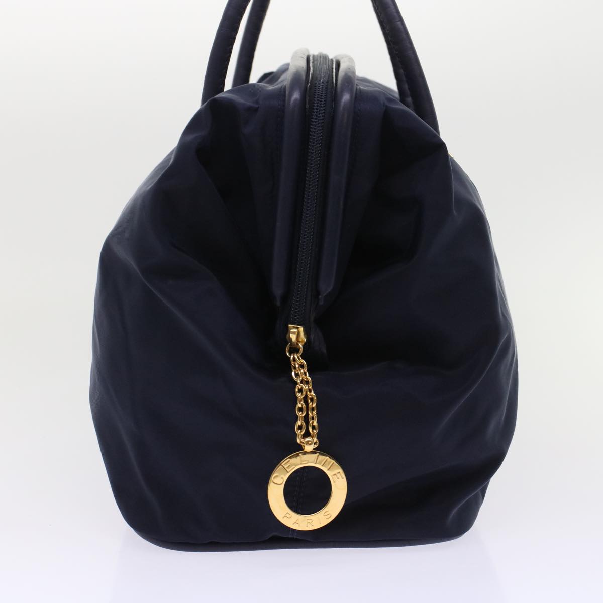 CELINE Hand Bag Nylon Navy Auth ep1160