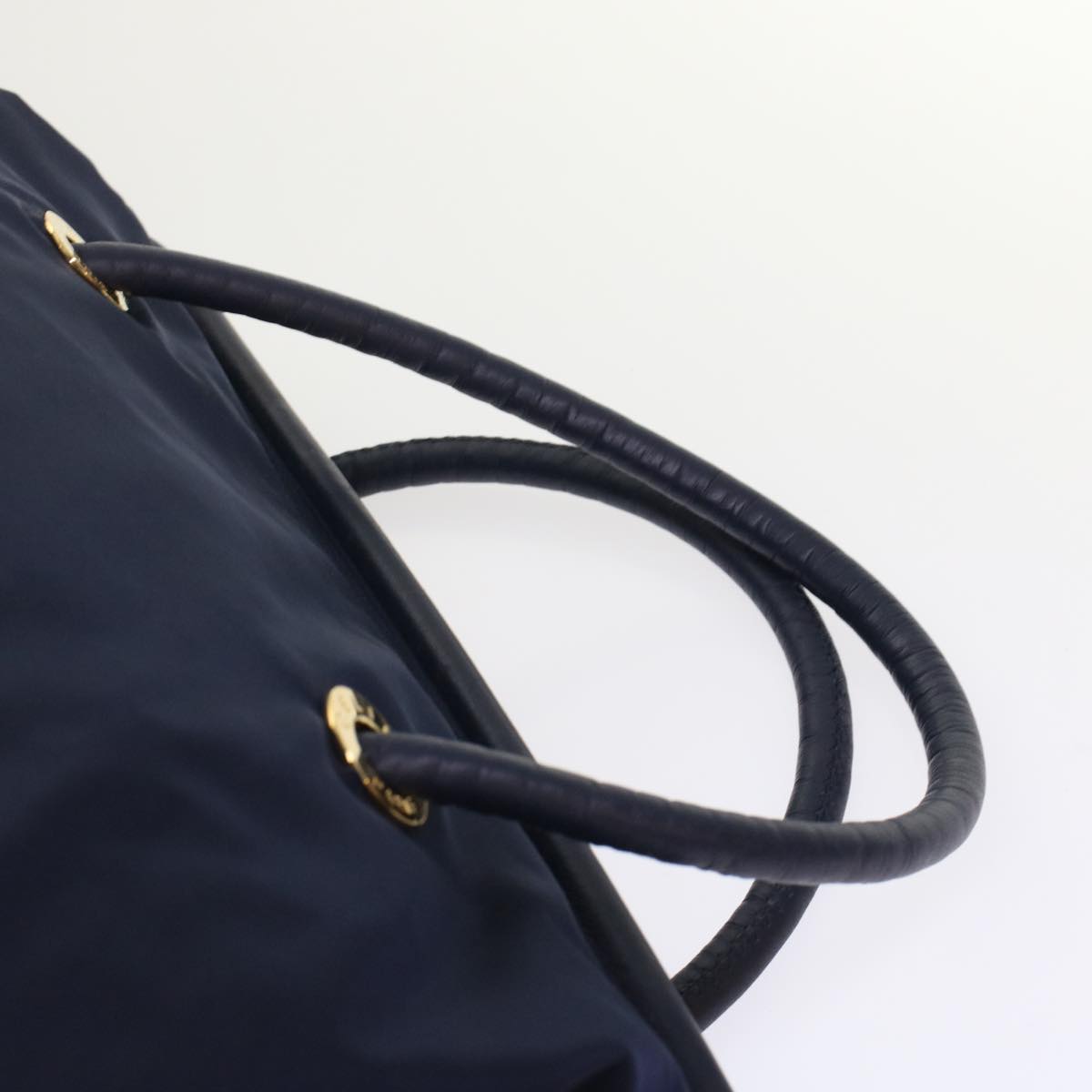 CELINE Hand Bag Nylon Navy Auth ep1160