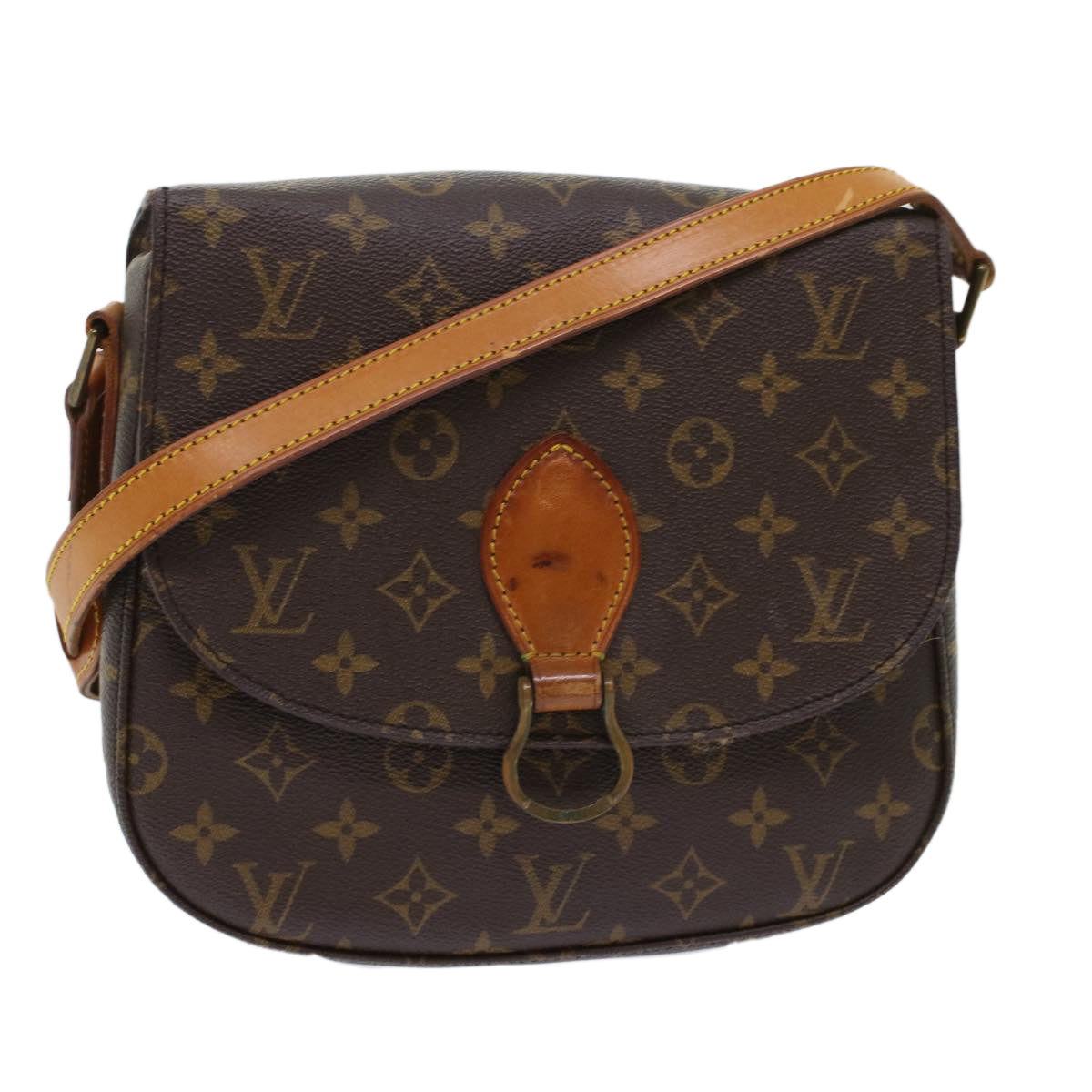 LOUIS VUITTON Monogram Saint Cloud GM Shoulder Bag M51242 LV Auth ep1167