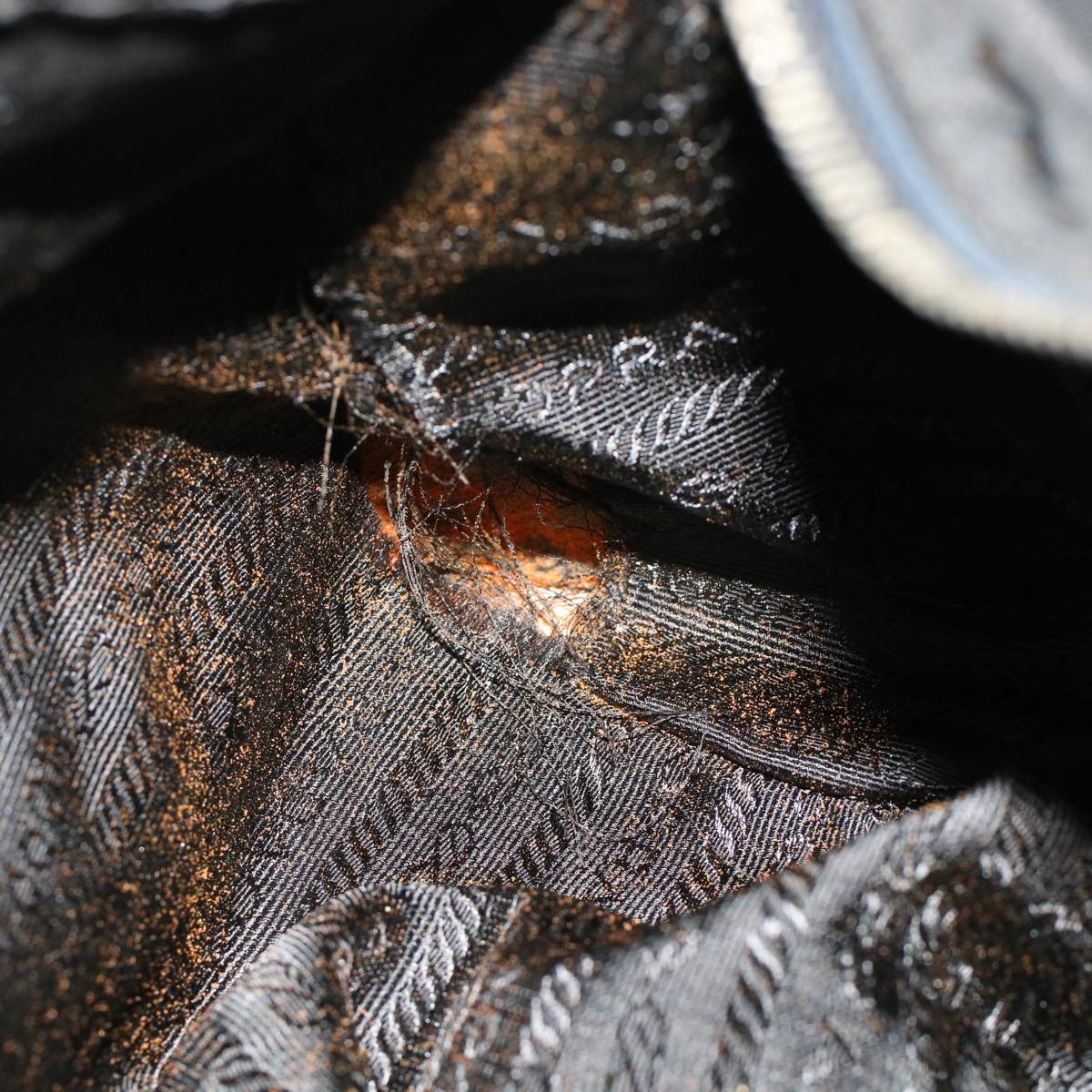 PRADA Shoulder Bag Nylon Black Auth ep1171