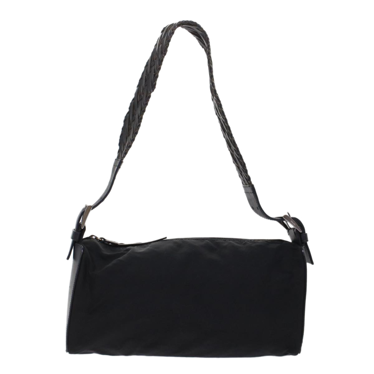 PRADA Shoulder Bag Nylon Black Auth ep1171 - 0