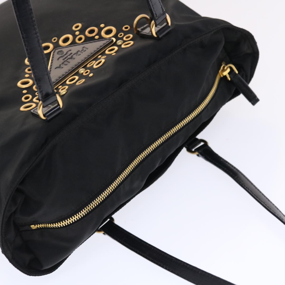 PRADA Shoulder Bag Nylon Black Auth ep1172