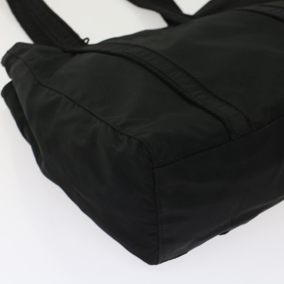 PRADA Shoulder Bag Nylon Black Auth ep1182