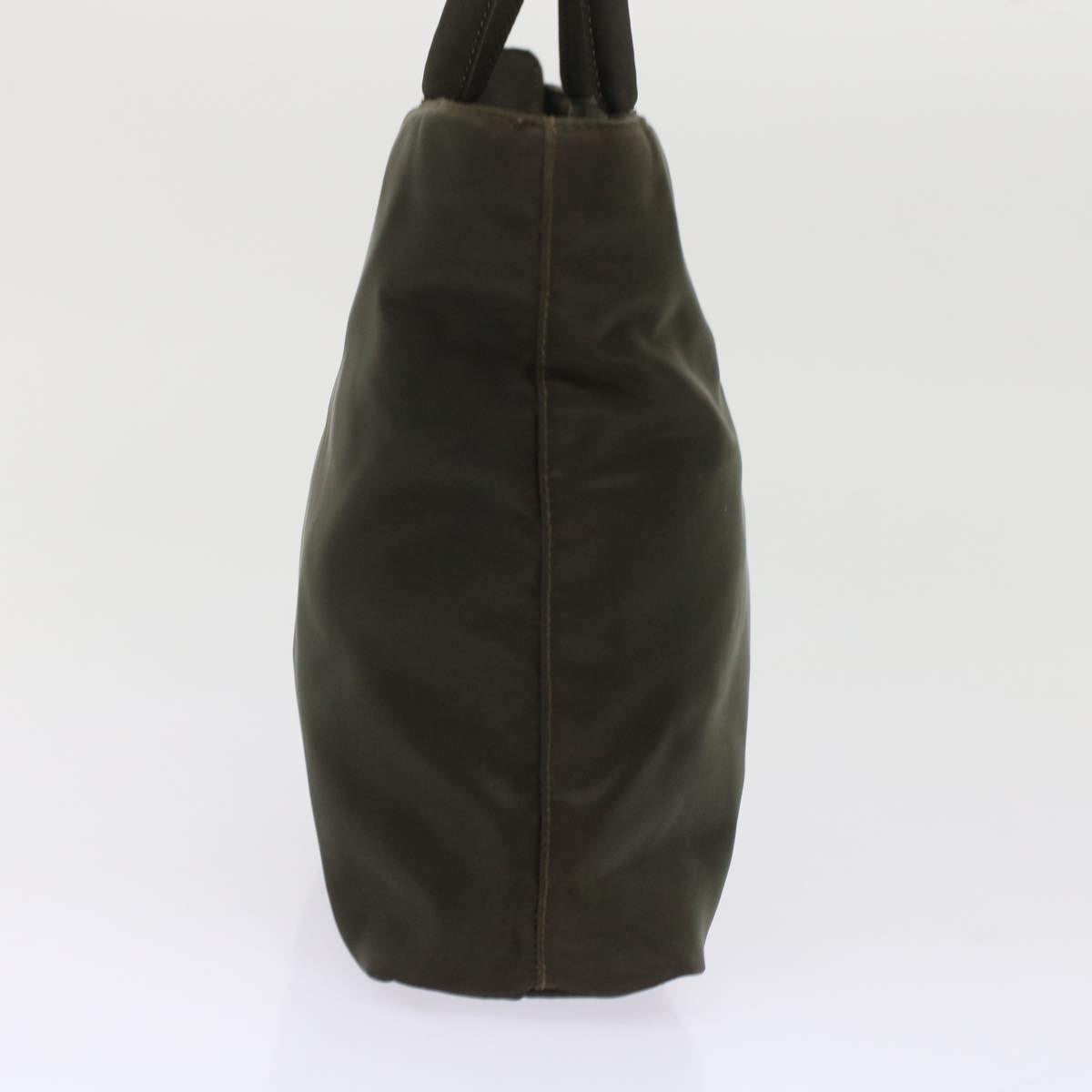 PRADA Hand Bag Nylon Khaki Auth ep1191