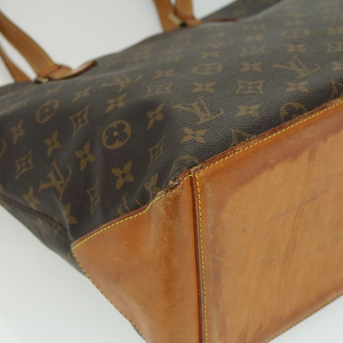 LOUIS VUITTON Monogram Cabas Mezzo Tote Bag M51151 LV Auth ep126