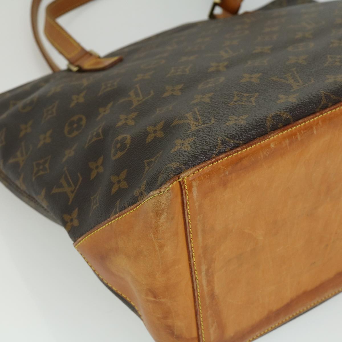 LOUIS VUITTON Monogram Cabas Mezzo Tote Bag M51151 LV Auth ep126