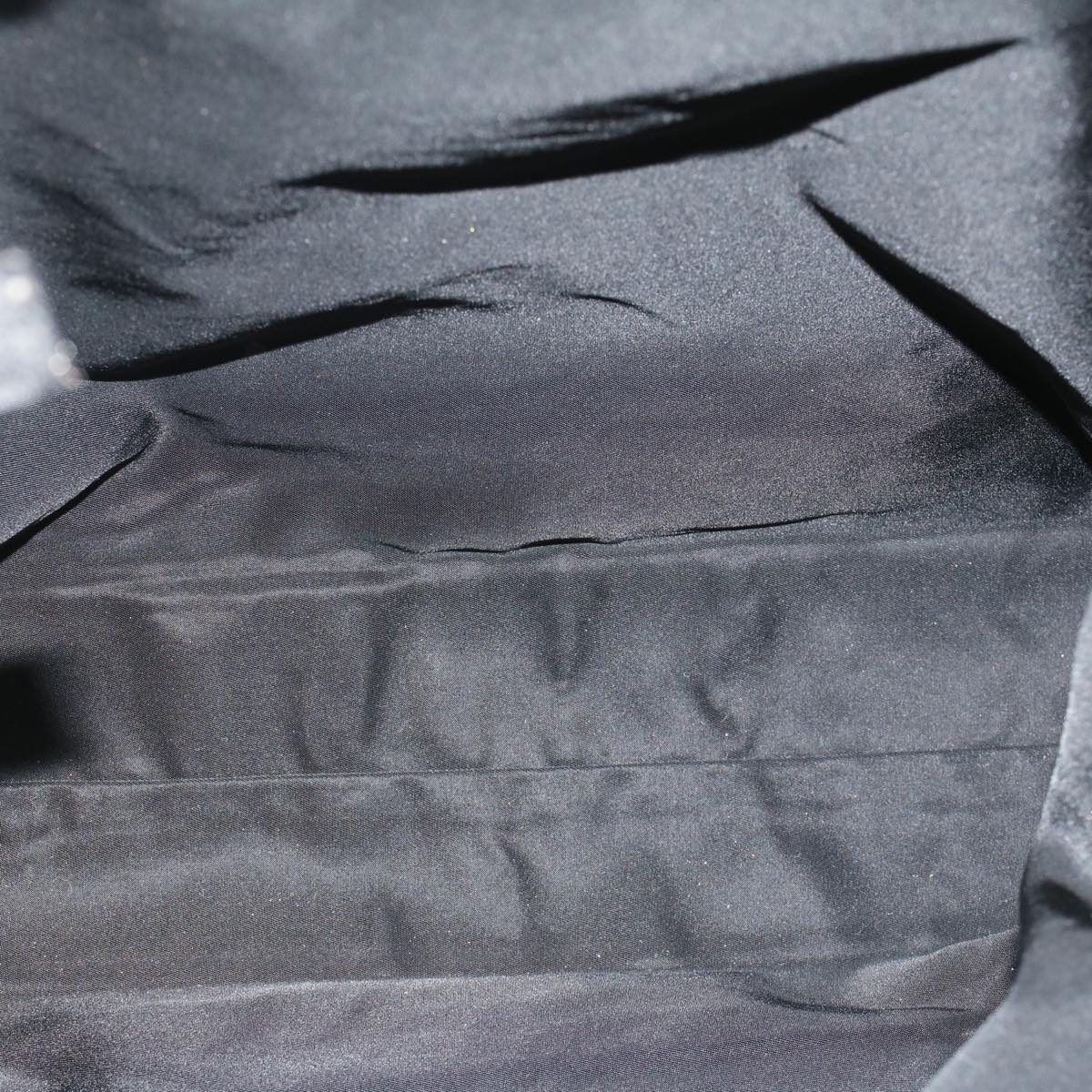 PRADA Hand Bag Nylon Black Auth ep1265