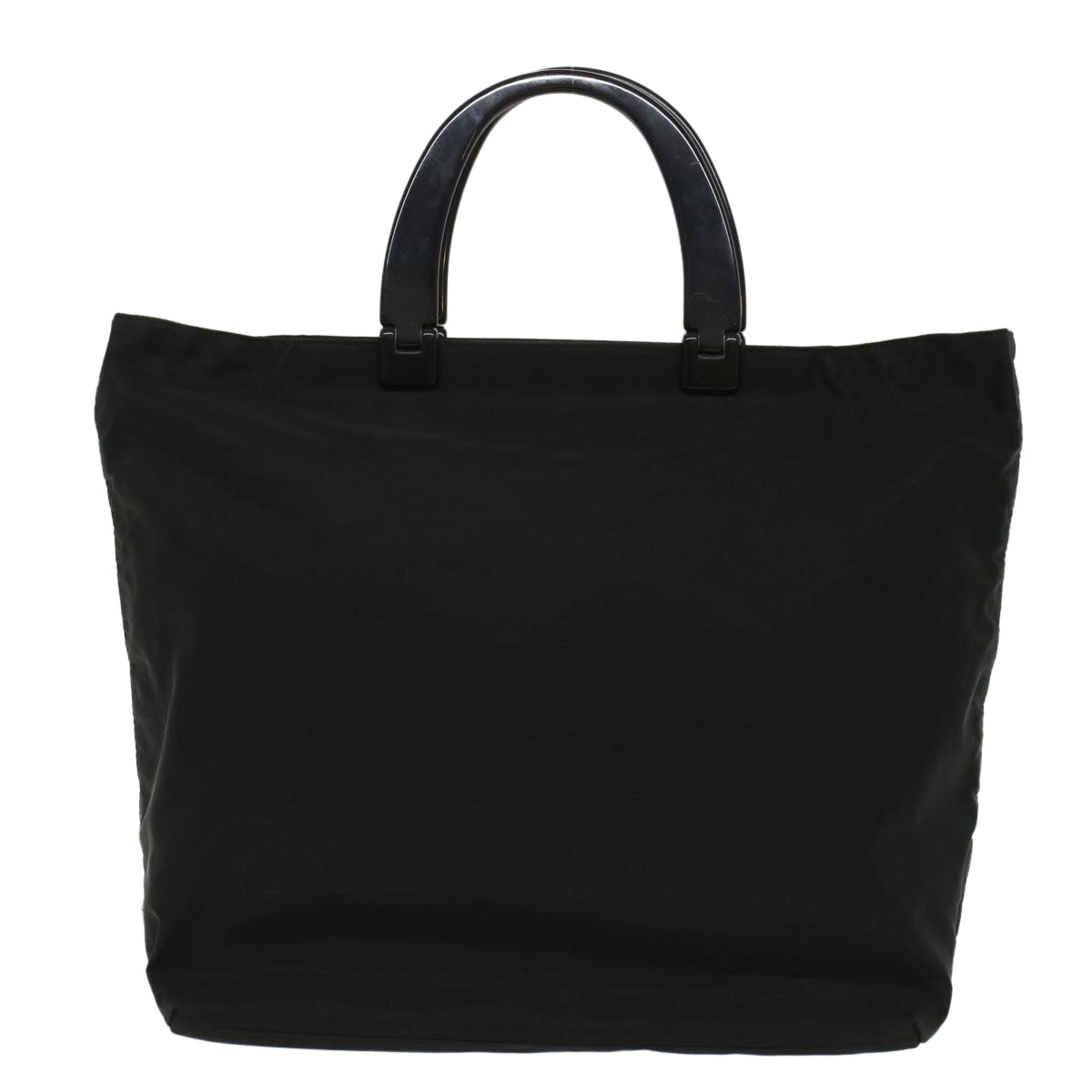 PRADA Hand Bag Nylon Black Auth ep1265