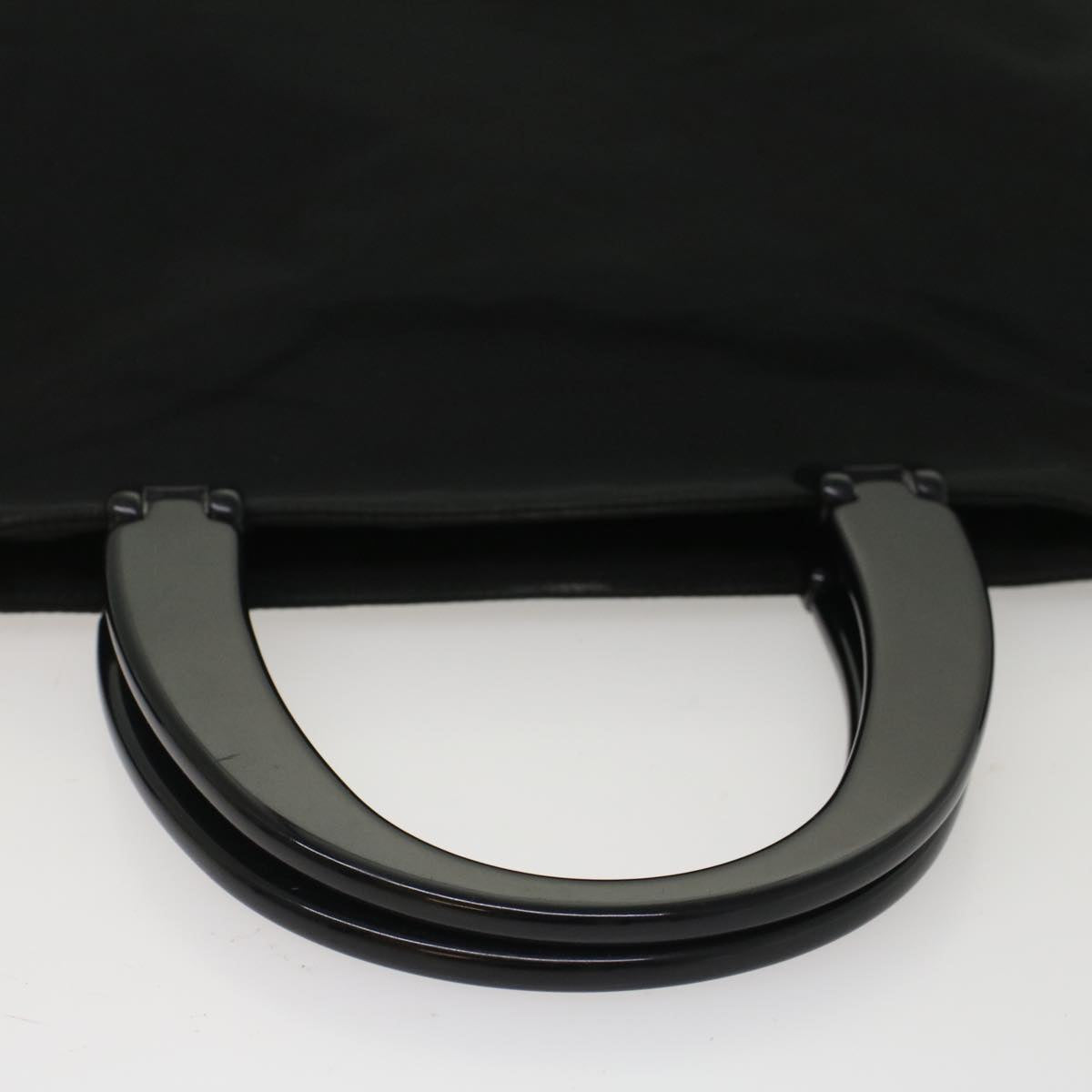 PRADA Hand Bag Nylon Black Auth ep1265