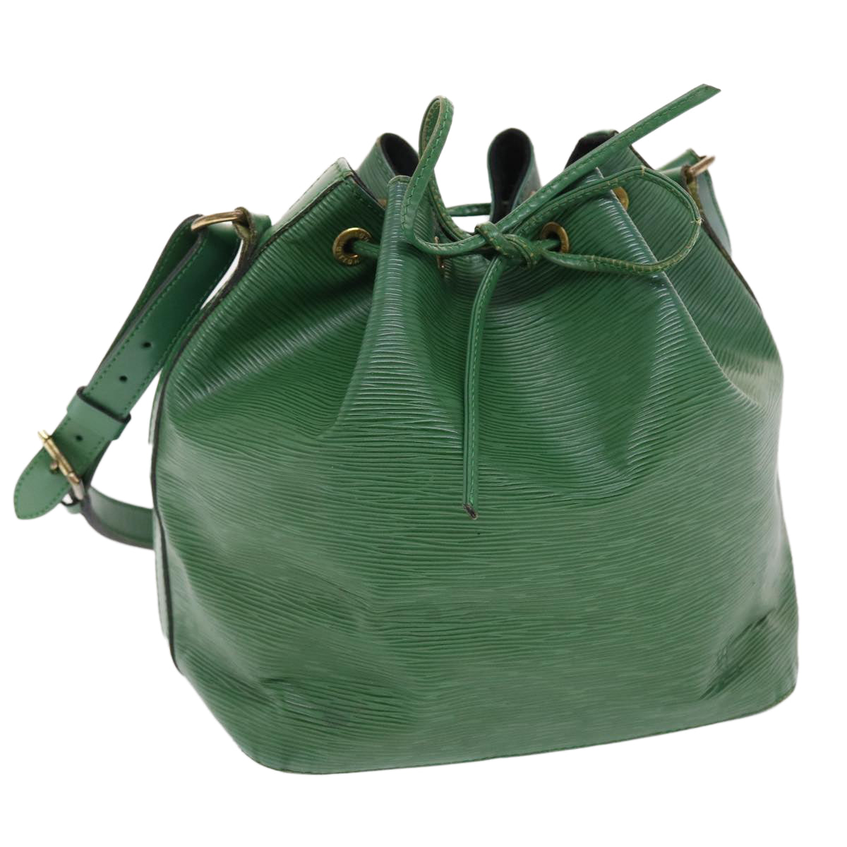 LOUIS VUITTON Epi Petit Noe Shoulder Bag Green M44104 LV Auth ep1280