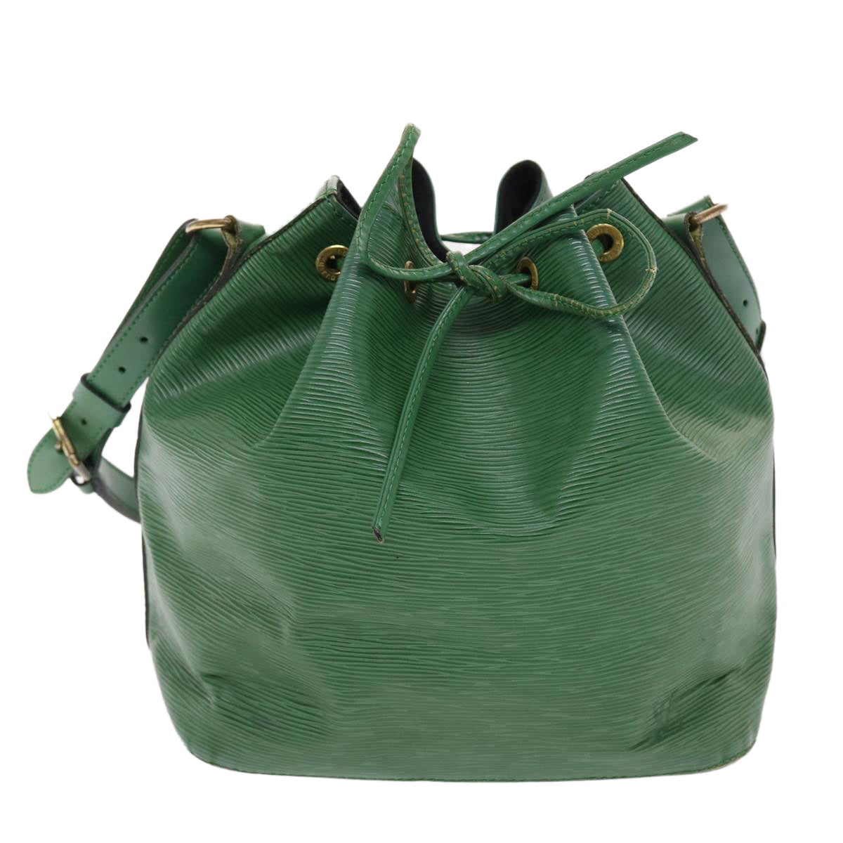 LOUIS VUITTON Epi Petit Noe Shoulder Bag Green M44104 LV Auth ep1280