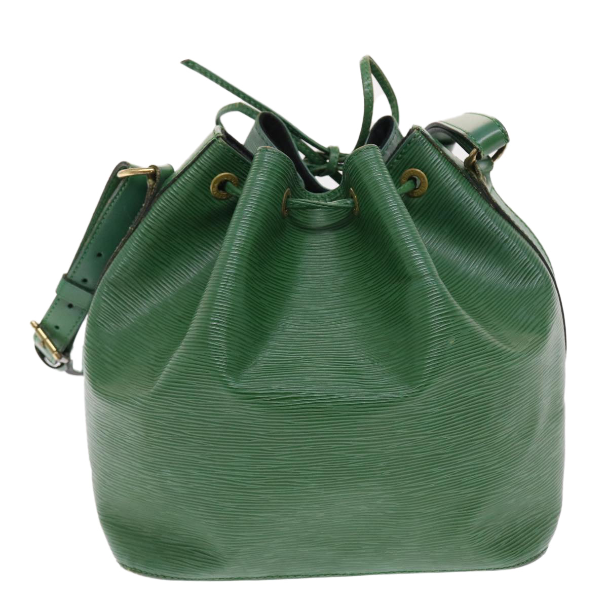 LOUIS VUITTON Epi Petit Noe Shoulder Bag Green M44104 LV Auth ep1280