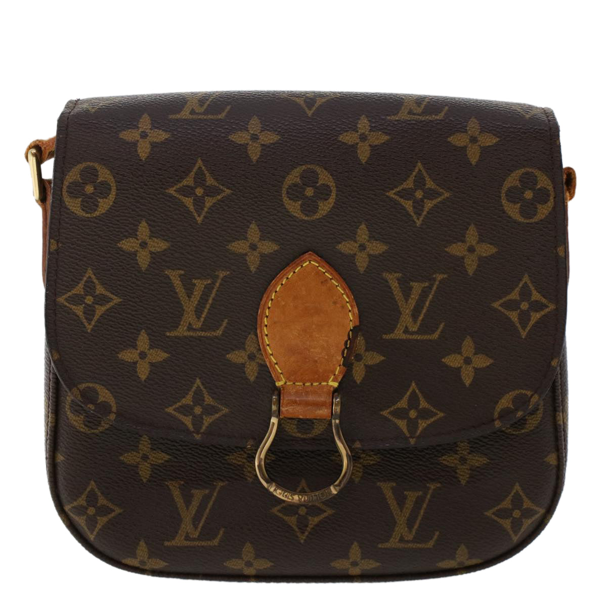 LOUIS VUITTON Monogram Saint Cloud MM Shoulder Bag M51243 LV Auth ep1310