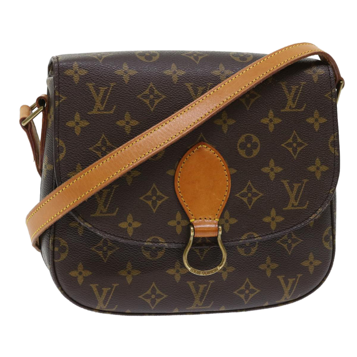 LOUIS VUITTON Monogram Saint Cloud GM Shoulder Bag M51242 LV Auth ep1311