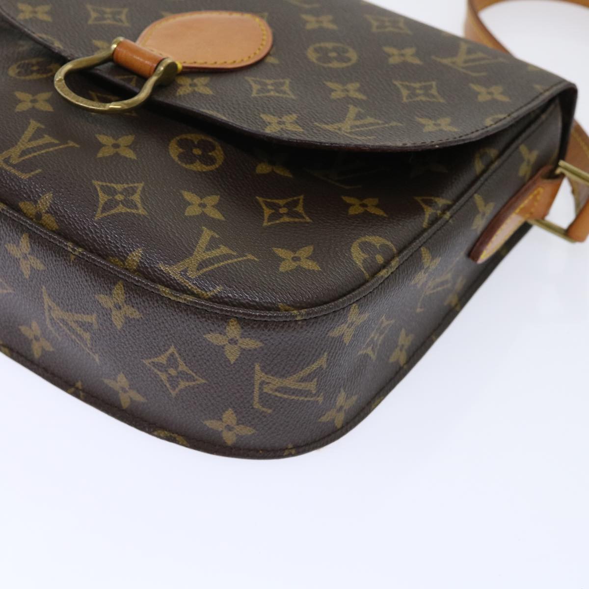 LOUIS VUITTON Monogram Saint Cloud GM Shoulder Bag M51242 LV Auth ep1311