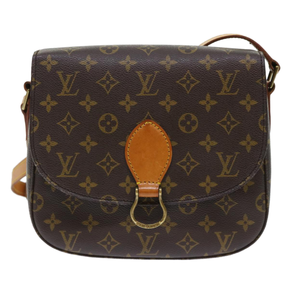 LOUIS VUITTON Monogram Saint Cloud GM Shoulder Bag M51242 LV Auth ep1311