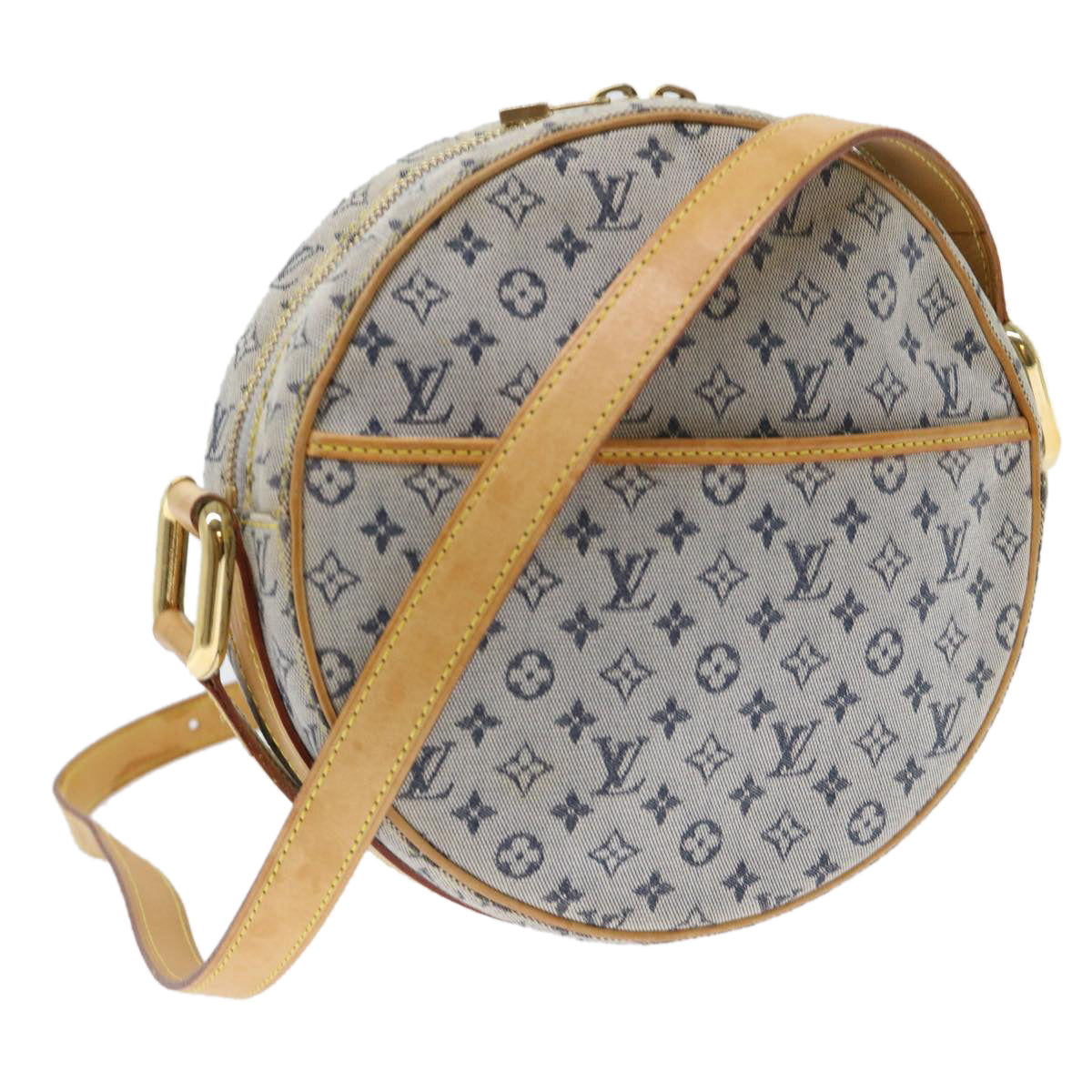 LOUIS VUITTON Monogram Mini Jeanne GM Shoulder Bag Blue M92000 LV Auth ep1312