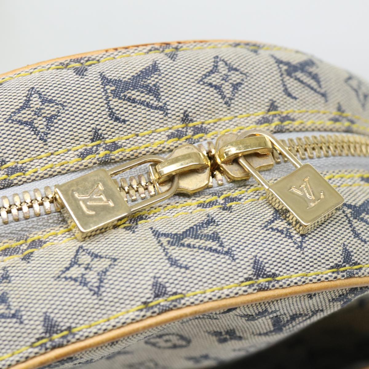 LOUIS VUITTON Monogram Mini Jeanne GM Shoulder Bag Blue M92000 LV Auth ep1312