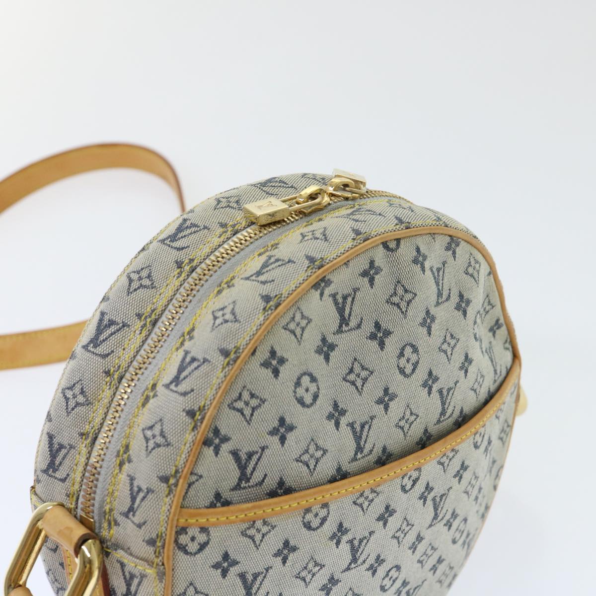 LOUIS VUITTON Monogram Mini Jeanne GM Shoulder Bag Blue M92000 LV Auth ep1312