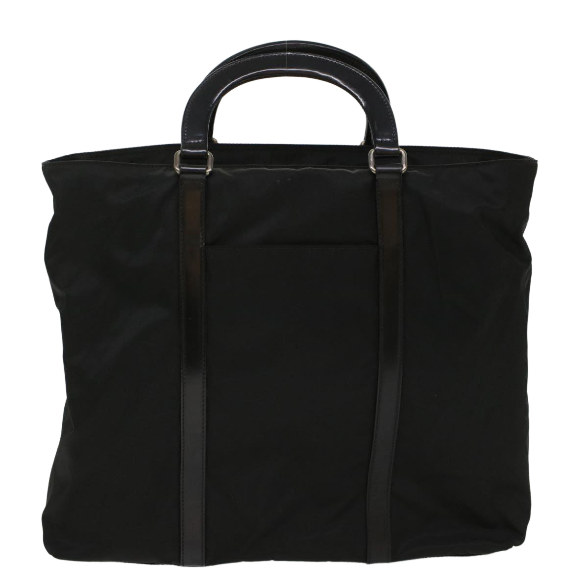 PRADA Hand Bag Nylon Black Auth ep1336 - 0