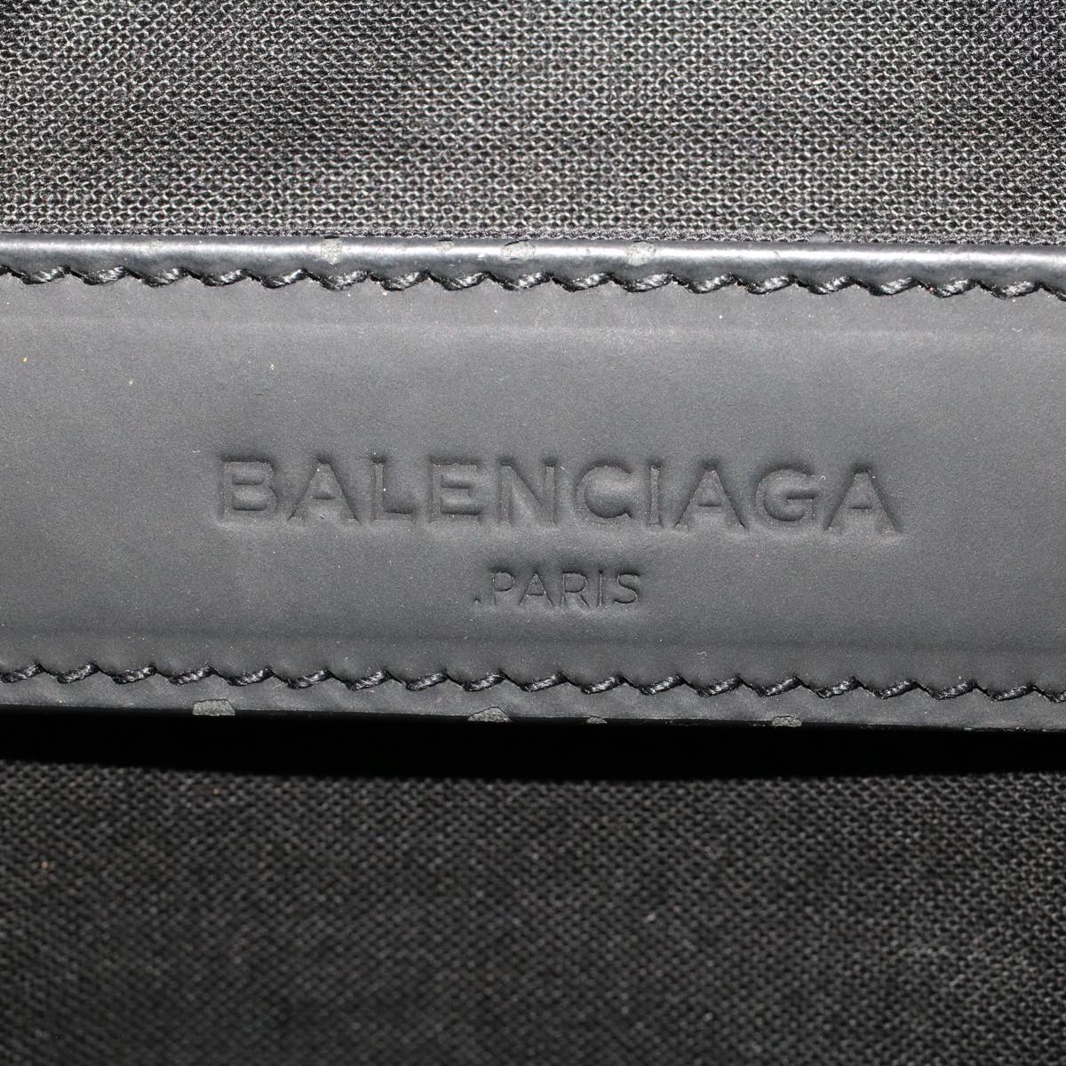 BALENCIAGA Clutch Bag White Black 373834 Auth ep1349