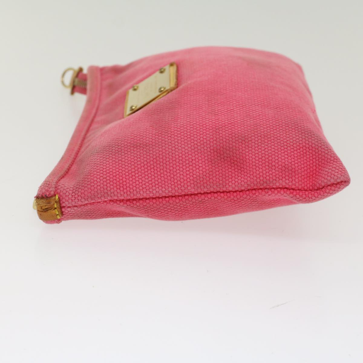 LOUIS VUITTON Antigua Pochette Plat GM Clutch Bag Pink M40065 LV Auth ep1350