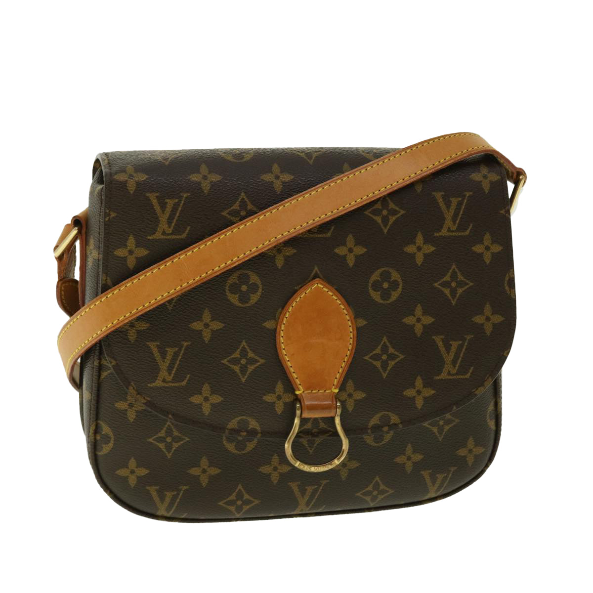 LOUIS VUITTON Monogram Saint Cloud GM Shoulder Bag M51242 LV Auth ep1368