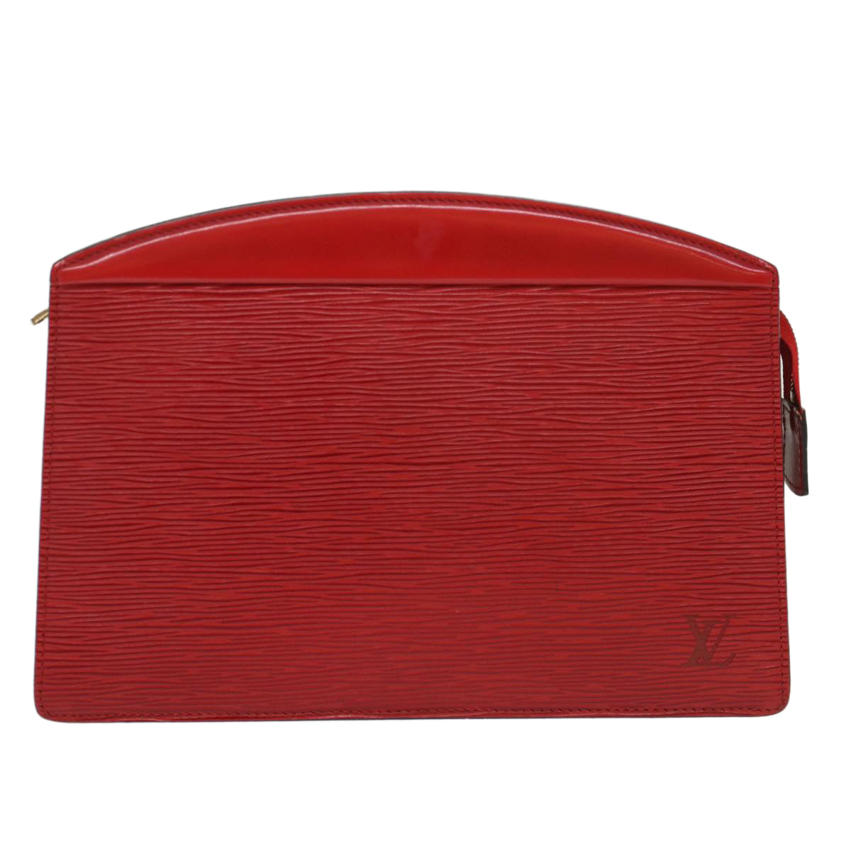 LOUIS VUITTON Epi Trousse Crete Clutch Bag Red M48407 LV Auth ep1386