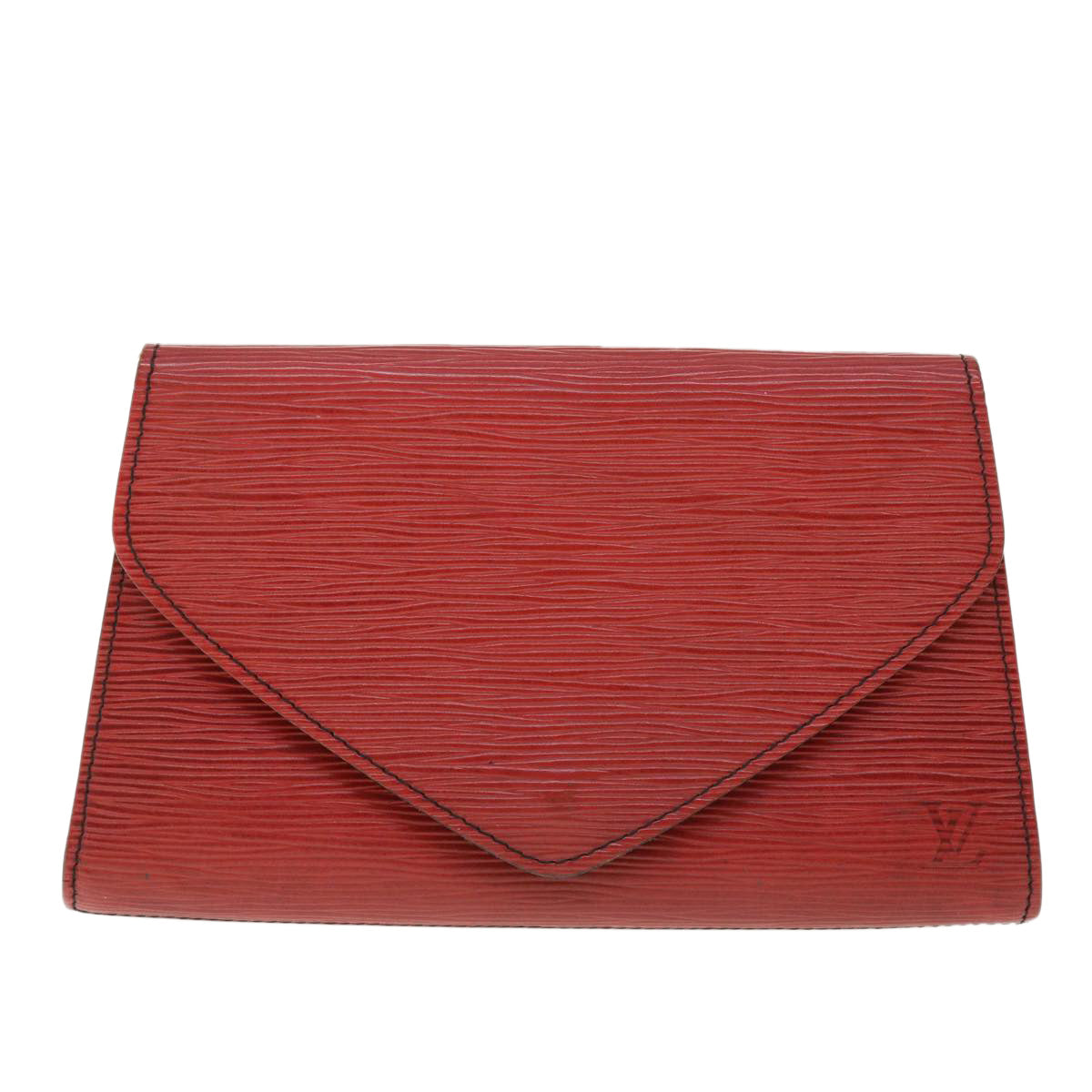 LOUIS VUITTON Epi Art Deco Clutch Bag Red M52637 LV Auth ep1388