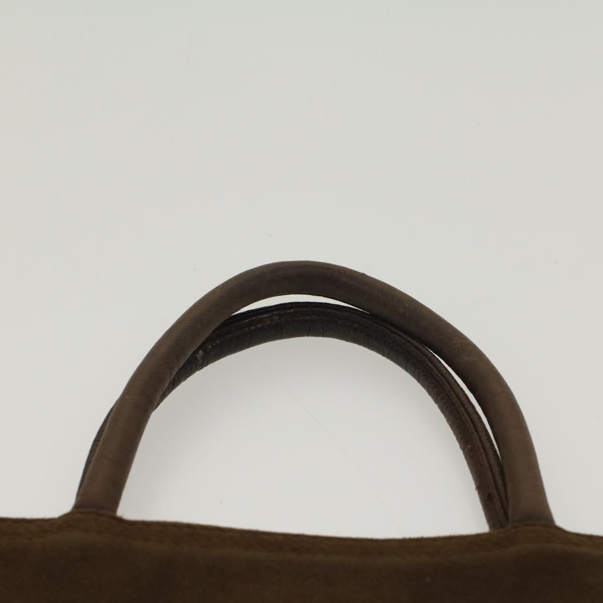 LOEWE Hand Bag Suede Brown Auth ep1403