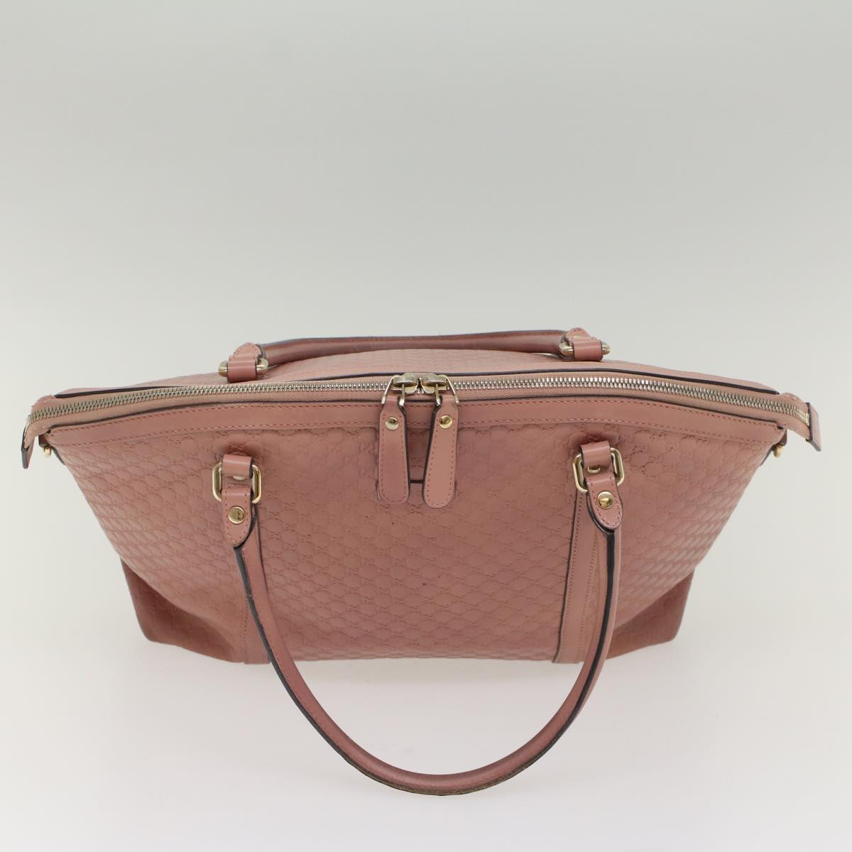 GUCCI Micro GG Canvas Shoulder Bag Pink 449657 Auth ep1458