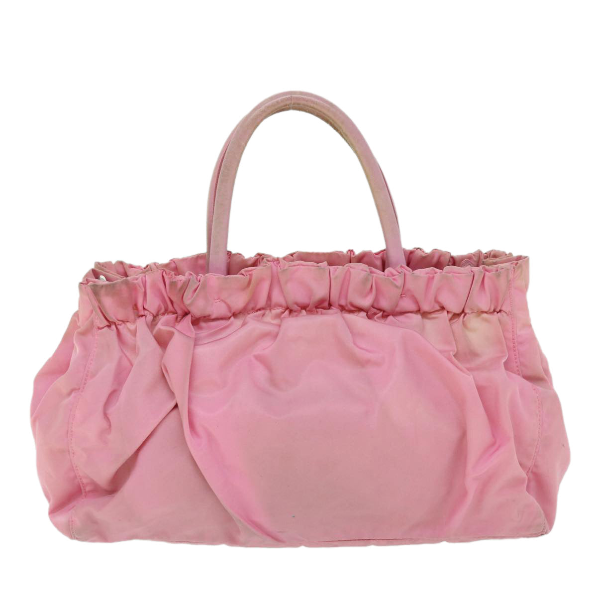 PRADA Hand Bag Nylon 2way Pink Auth ep1459 - 0