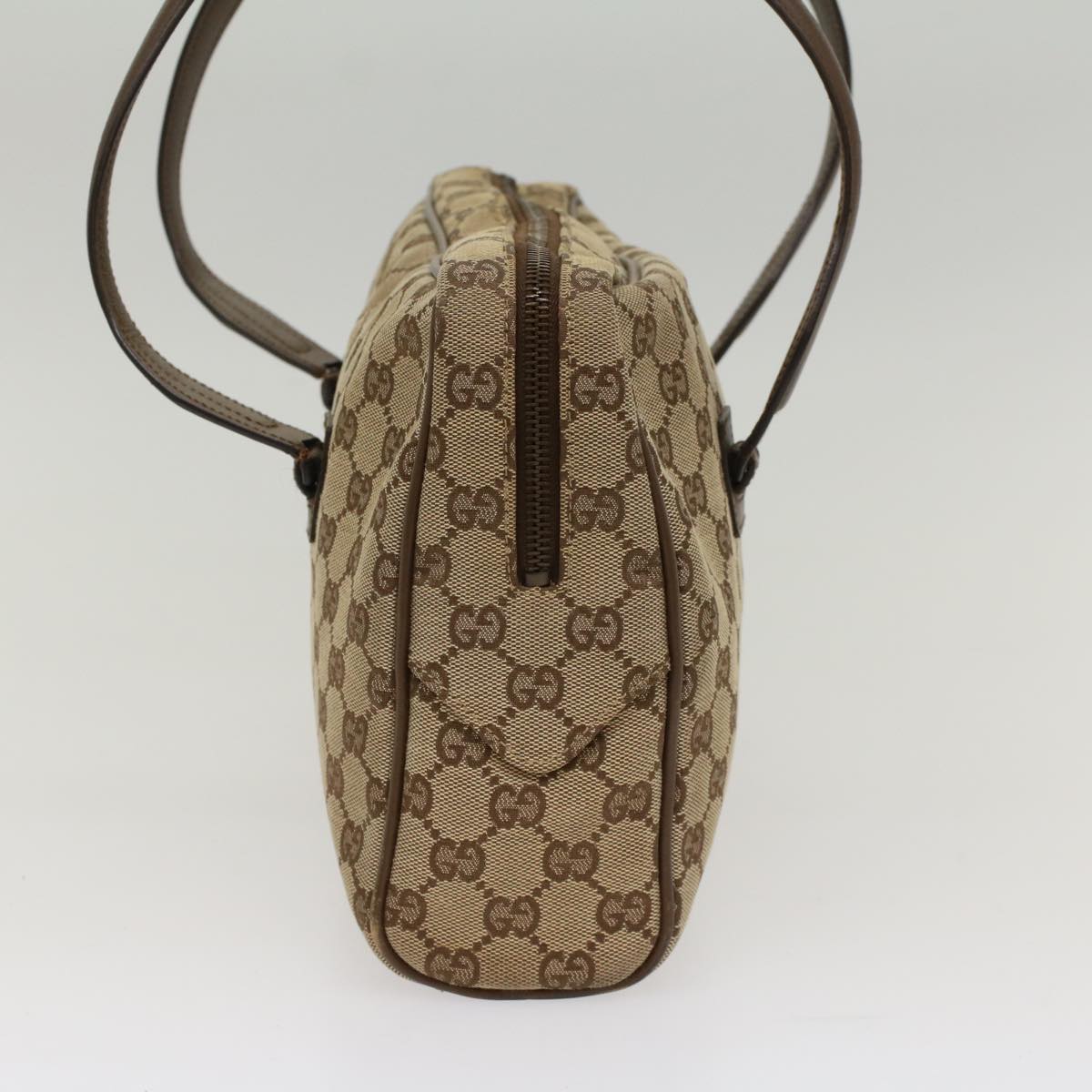 GUCCI GG Canvas Shoulder Bag Beige Brown 90674 Auth ep1460