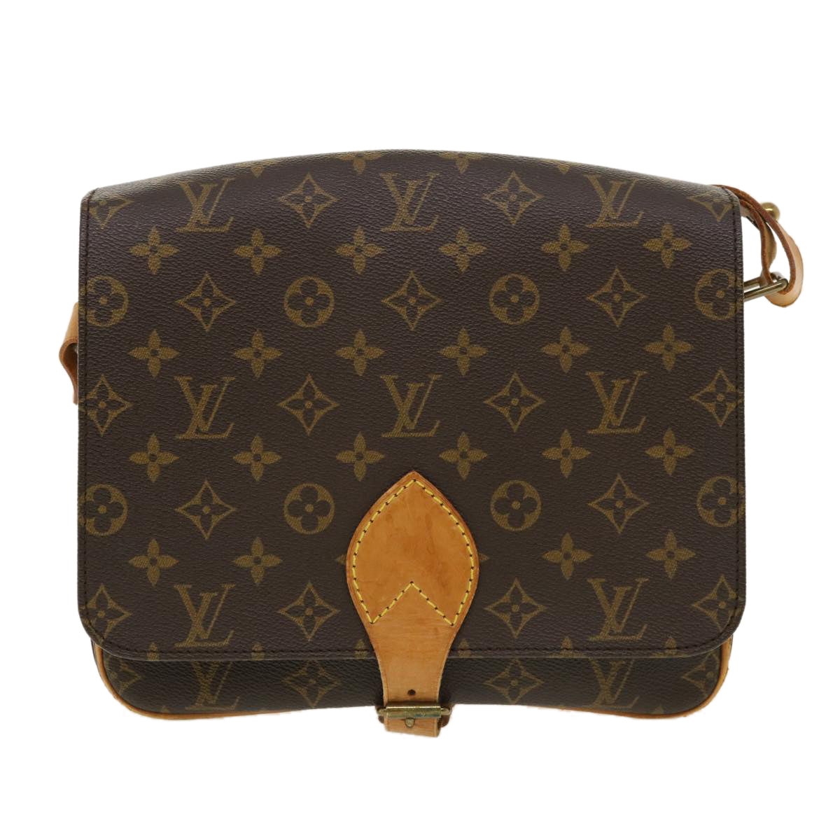 LOUIS VUITTON Monogram Cartouchiere GM Shoulder Bag M51252 LV Auth ep147