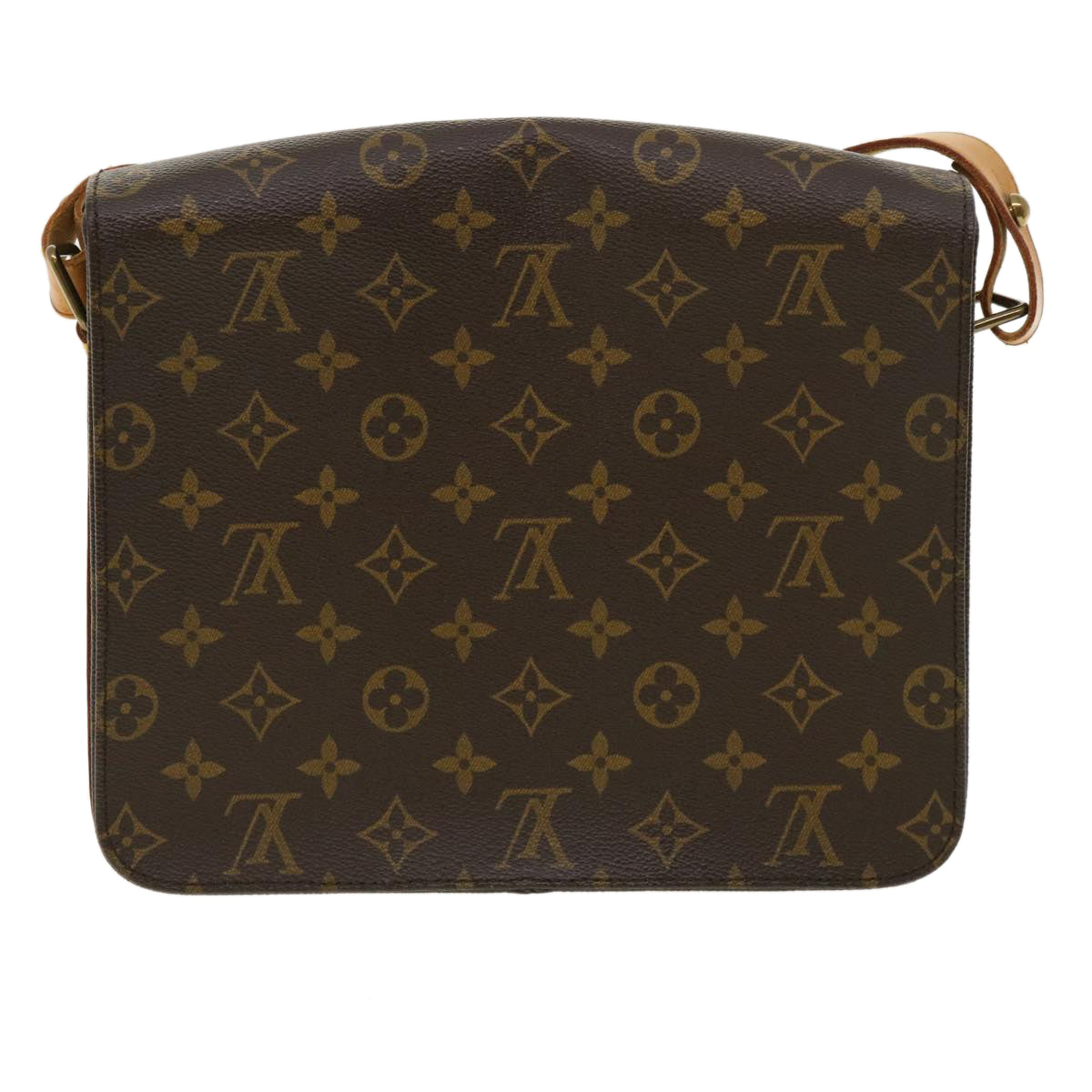 LOUIS VUITTON Monogram Cartouchiere GM Shoulder Bag M51252 LV Auth ep147