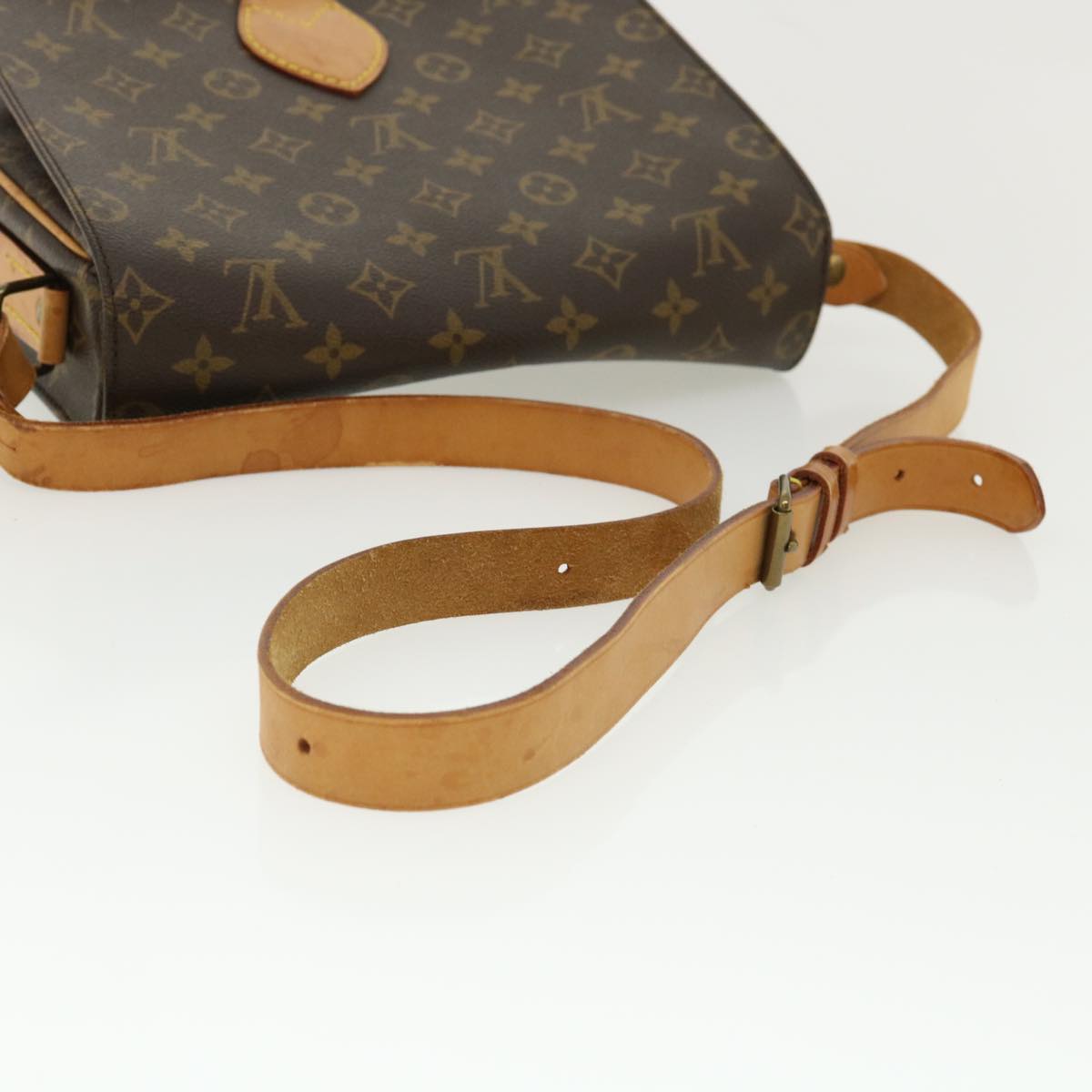 LOUIS VUITTON Monogram Cartouchiere GM Shoulder Bag M51252 LV Auth ep147