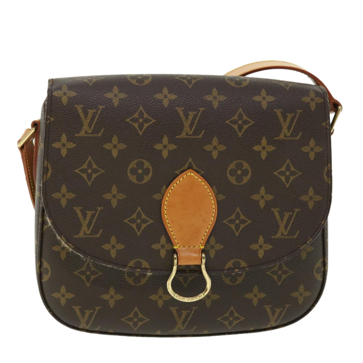 LOUIS VUITTON Monogram Saint Cloud GM Shoulder Bag M51242 LV Auth ep1474