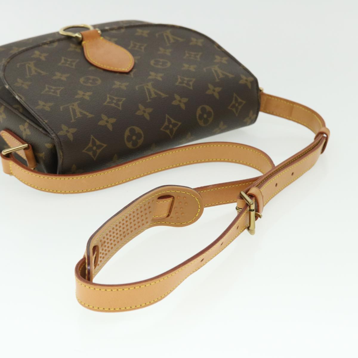 LOUIS VUITTON Monogram Saint Cloud GM Shoulder Bag M51242 LV Auth ep1474