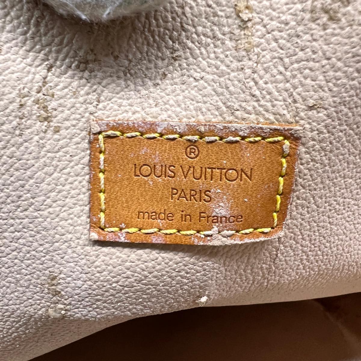 LOUIS VUITTON Monogram Sac Plat Hand Bag M51140 LV Auth ep149