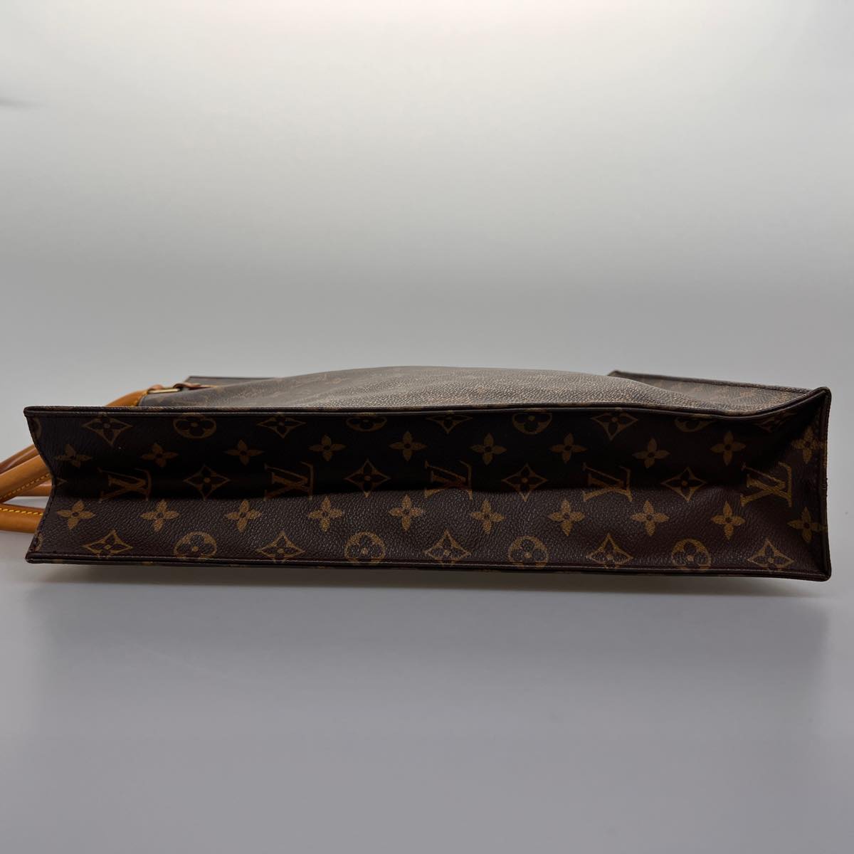 LOUIS VUITTON Monogram Sac Plat Hand Bag M51140 LV Auth ep149