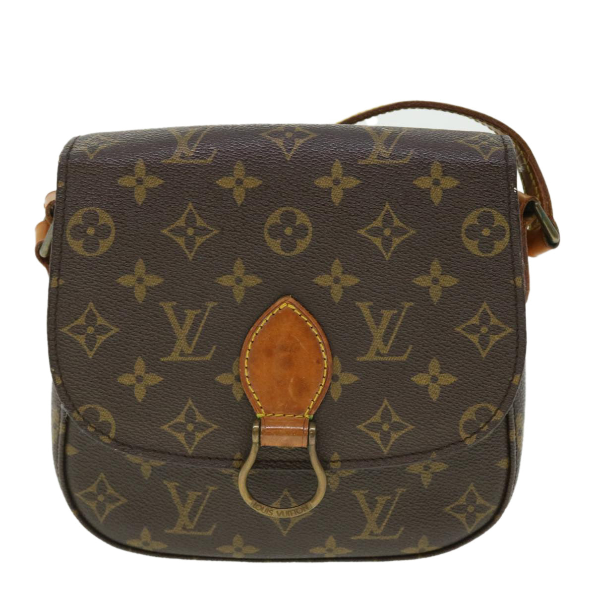 LOUIS VUITTON Monogram Saint Cloud MM Shoulder Bag M51243 LV Auth ep1516