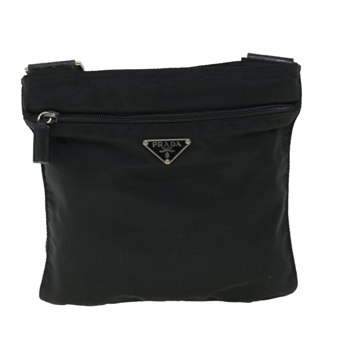 PRADA Shoulder Bag Nylon Black Auth ep1525 - 0