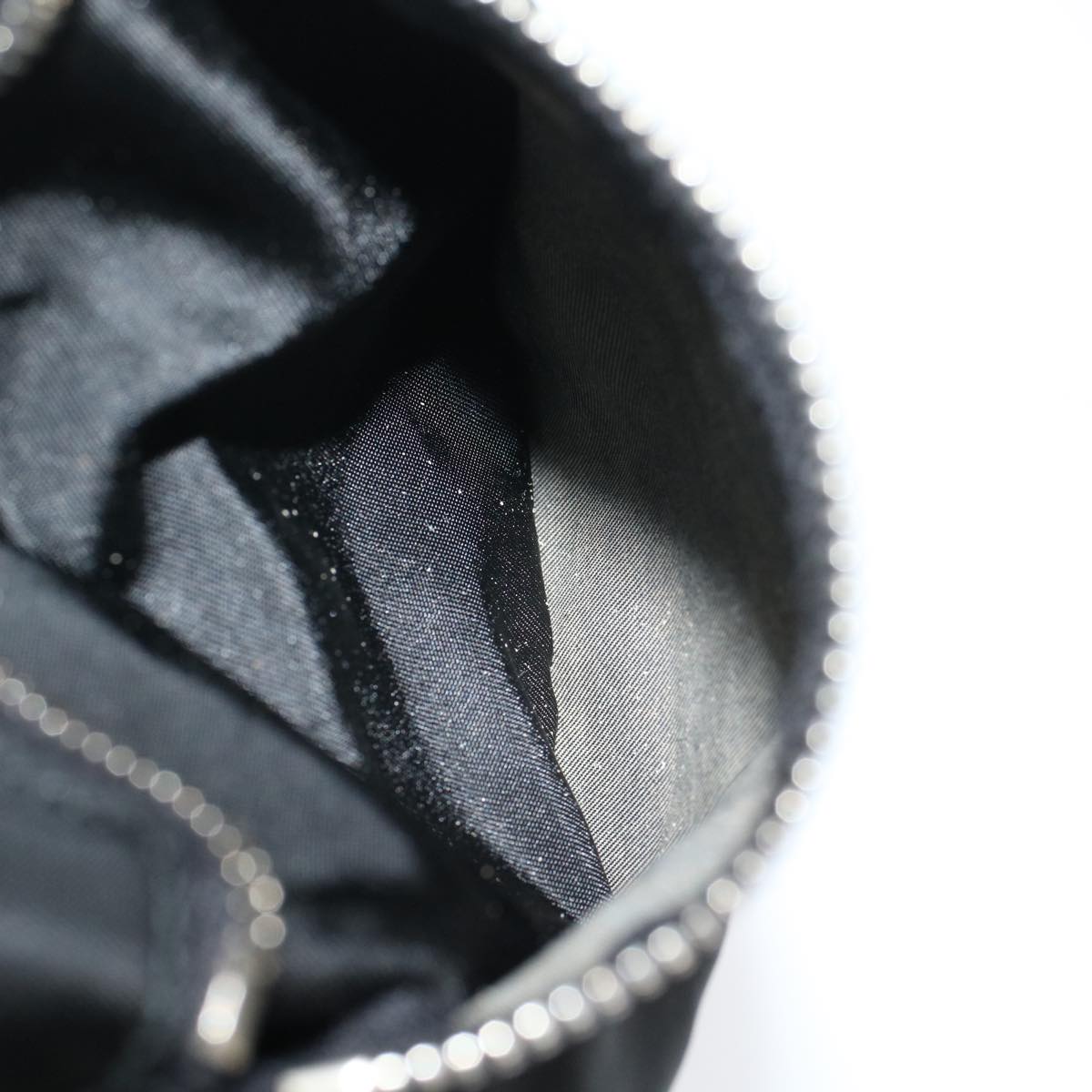 PRADA Shoulder Bag Nylon Leather Black Auth ep1543