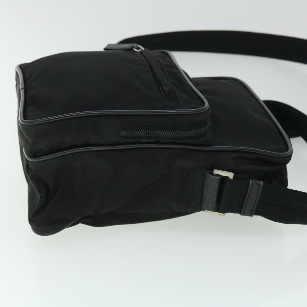 PRADA Shoulder Bag Nylon Black Auth ep1586