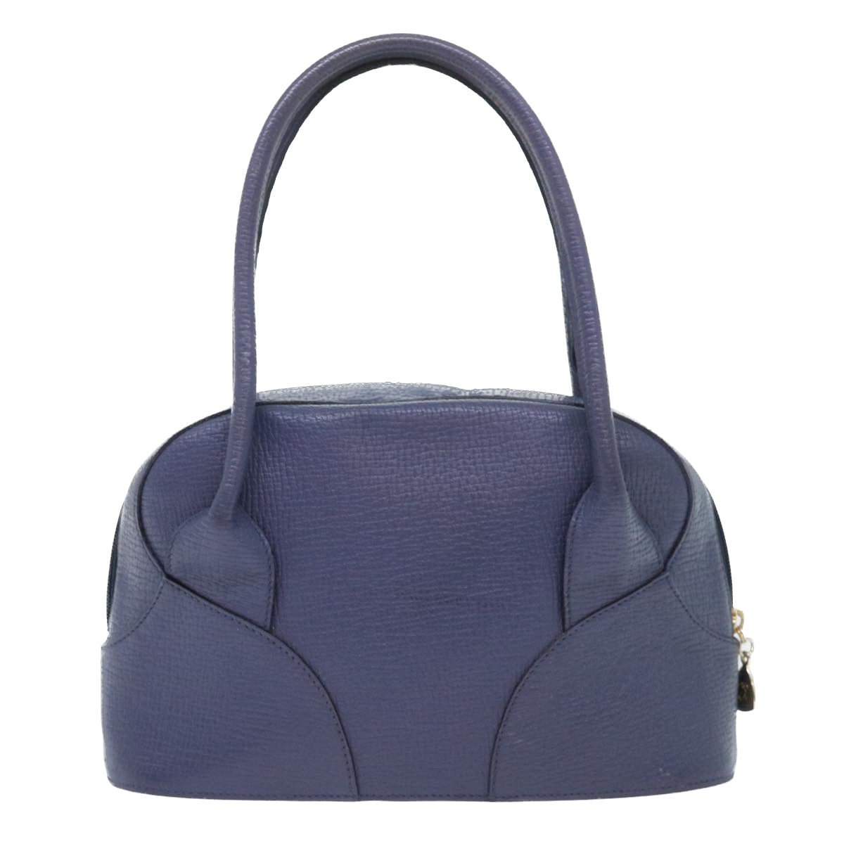 LOEWE Hand Bag Leather Navy Auth ep1587